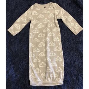 HB 0-6 Month Baby Open Bottom Sleeper Sack Long Sleeve Pajamas Mitts hand covers